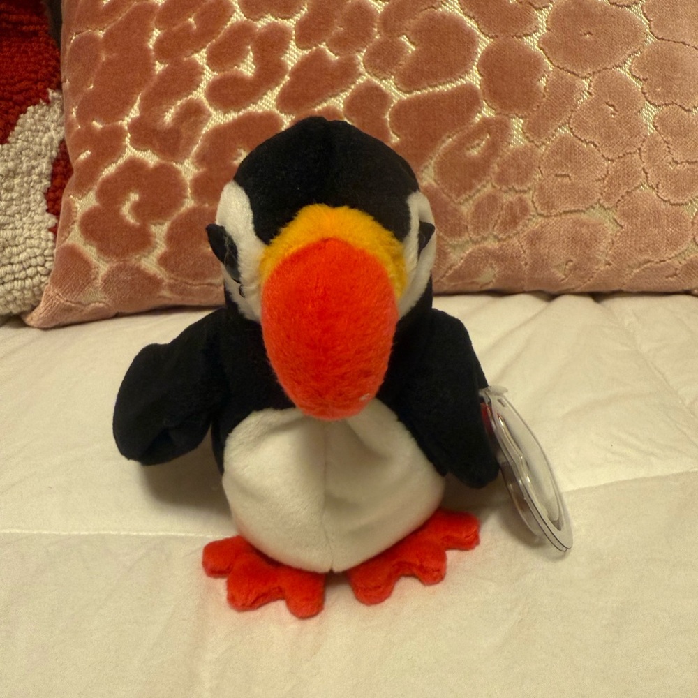 Puffer beanie baby Plush Puffin Toy 11-3-1997